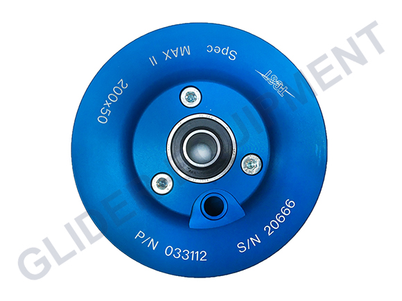 Tost staartwiel Max II 3.5\" Alu. Ø12mm (200x50) [033112]